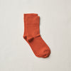 4-1000｜Organic Cotton Rubber Free Plain Socks