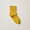 4-1000｜Organic Cotton Rubber Free Plain Socks