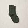 4-1000｜Organic Cotton Rubber Free Plain Socks
