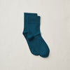 4-1000｜Organic Cotton Rubber Free Plain Socks