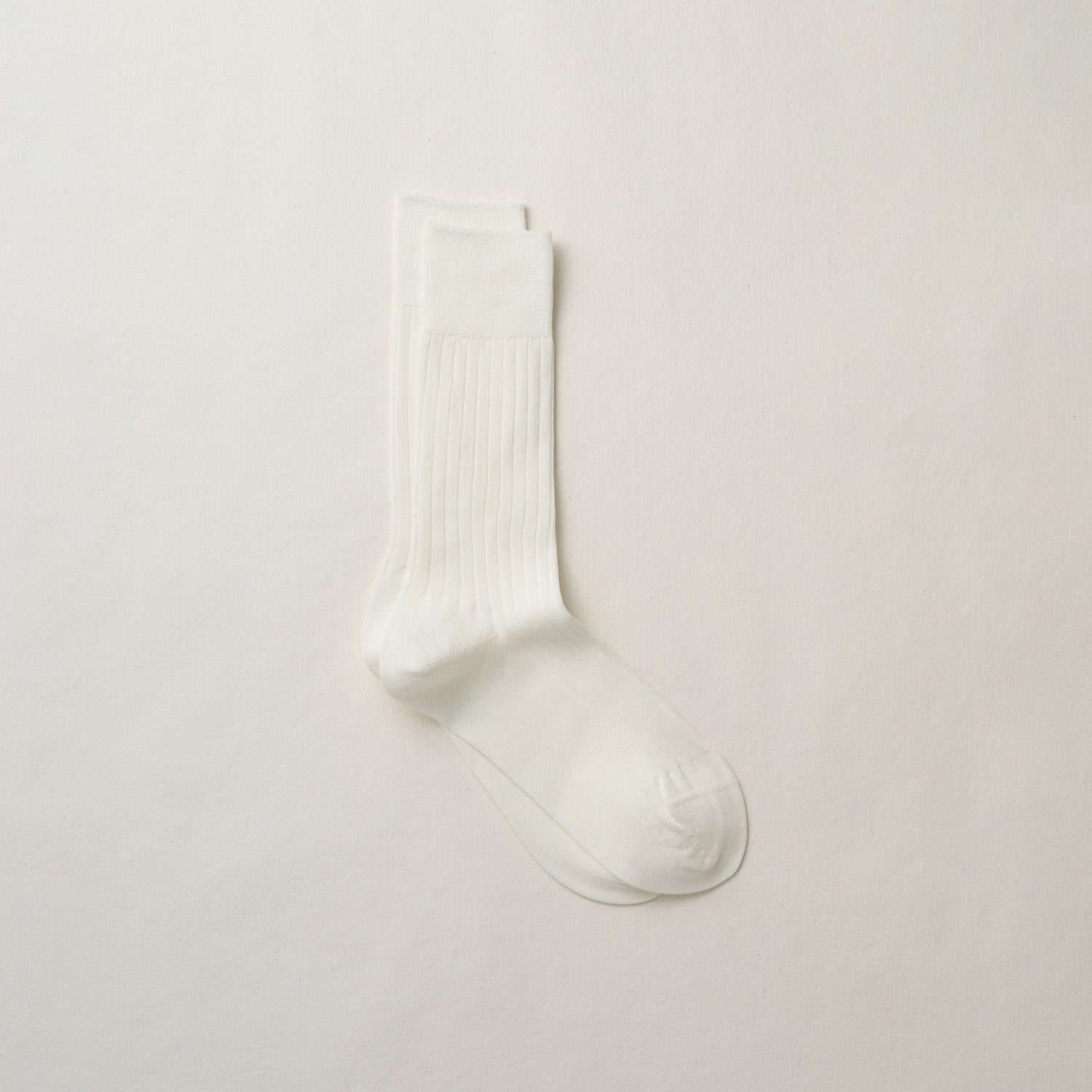 2027年3月納品｜4-1002｜Organic Cotton Ribbed Socks