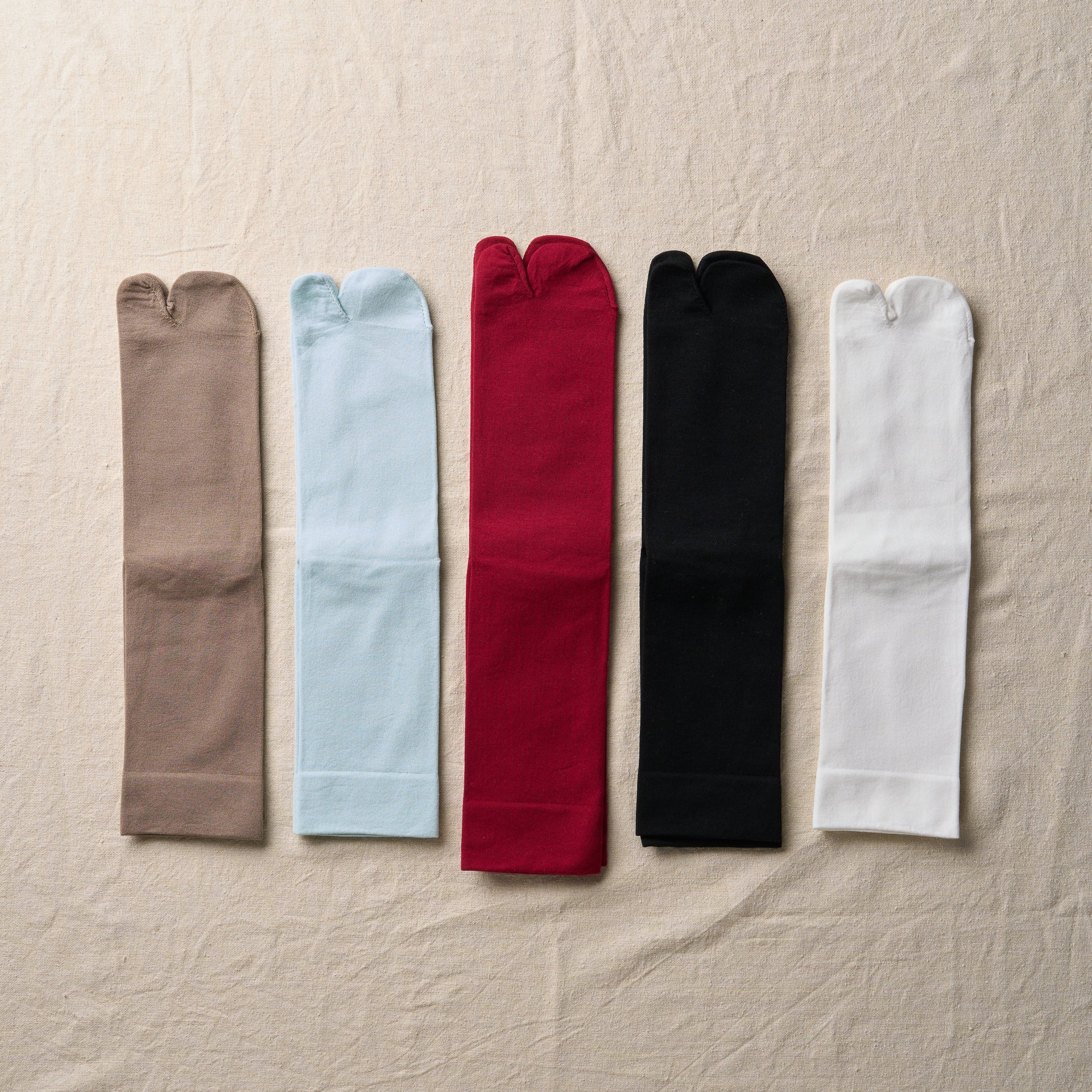 4-1004｜Organic Cotton Rubber Free Tabi Socks