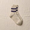 4-2000｜Organic Cotton Linen Pile Sole Line Socks