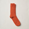 4-2002｜Organic Cotton Linen  Low Gauge Plain Socks