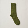 4-2002｜Organic Cotton Linen  Low Gauge Plain Socks