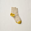 4-2003｜Organic Cotton Waffle Pattern Ankle Socks