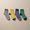 4-2003｜Organic Cotton Waffle Pattern Ankle Socks