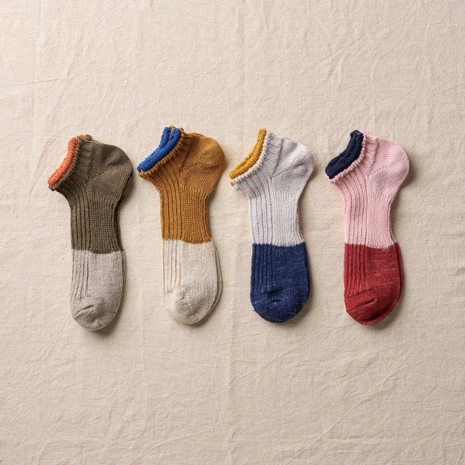 4-2005｜Linen Sneaker Socks