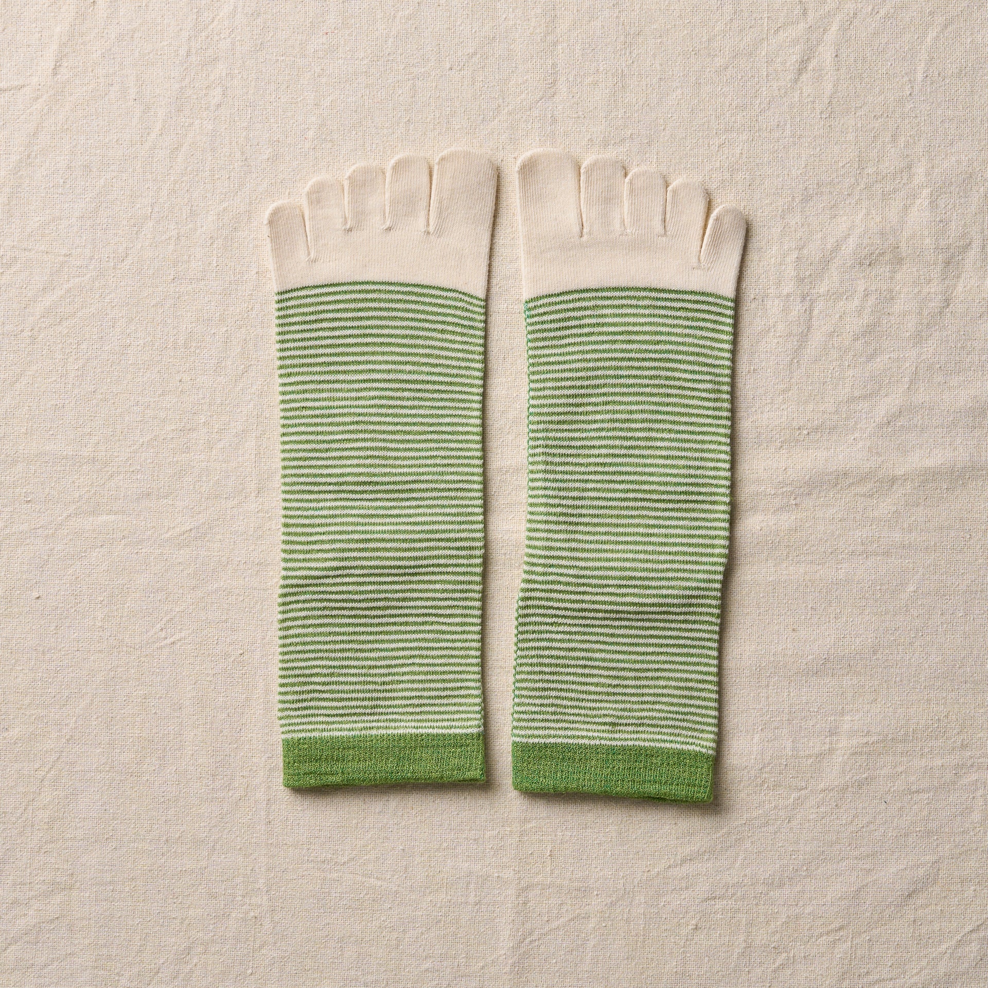 4-2006｜Organic Cotton Linen Toe Ankle Socks