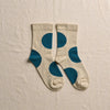 4-2008｜Organic Cotton Rubber Free Asymmetry Dot Socks