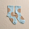 4-2008｜Organic Cotton Rubber Free Asymmetry Dot Socks