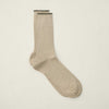 4-2010｜Linen Ribbed Socks