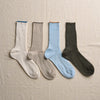 4-2010｜Linen Ribbed Socks