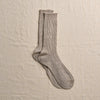 4-2011｜Linen Cable Pattern Socks