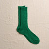 4-2011｜Linen Cable Pattern Socks