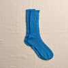 4-2011｜Linen Cable Pattern Socks