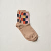 Pre-order｜4-2016｜Organic Cotton Block Pattern Socks