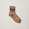 4-2018｜Organic Cotton Linen Pile Sole Line Socks