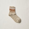 4-2018｜Organic Cotton Linen Pile Sole Line Socks
