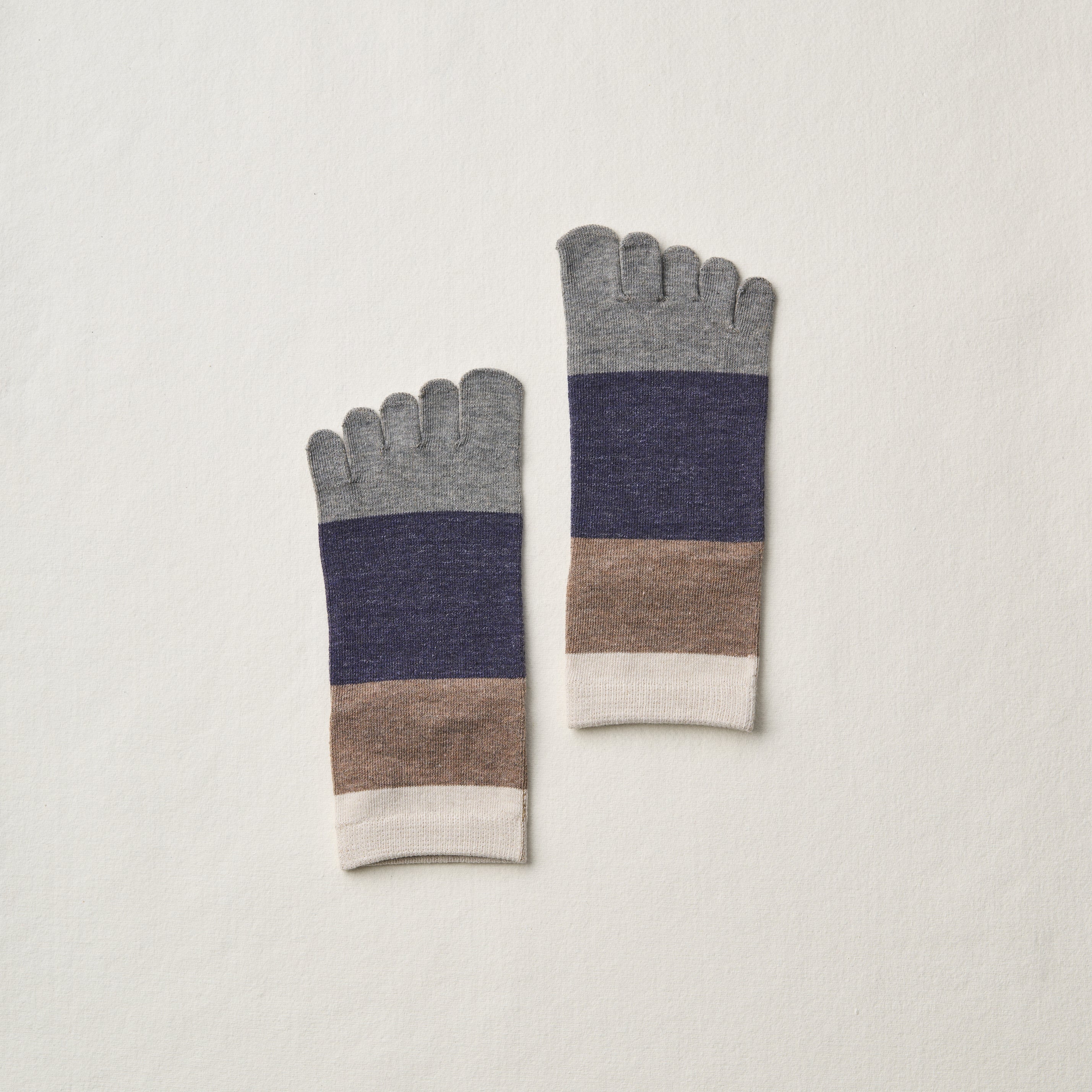 Pre-order｜4-2021｜Organic Cotton Toe Ankle Socks
