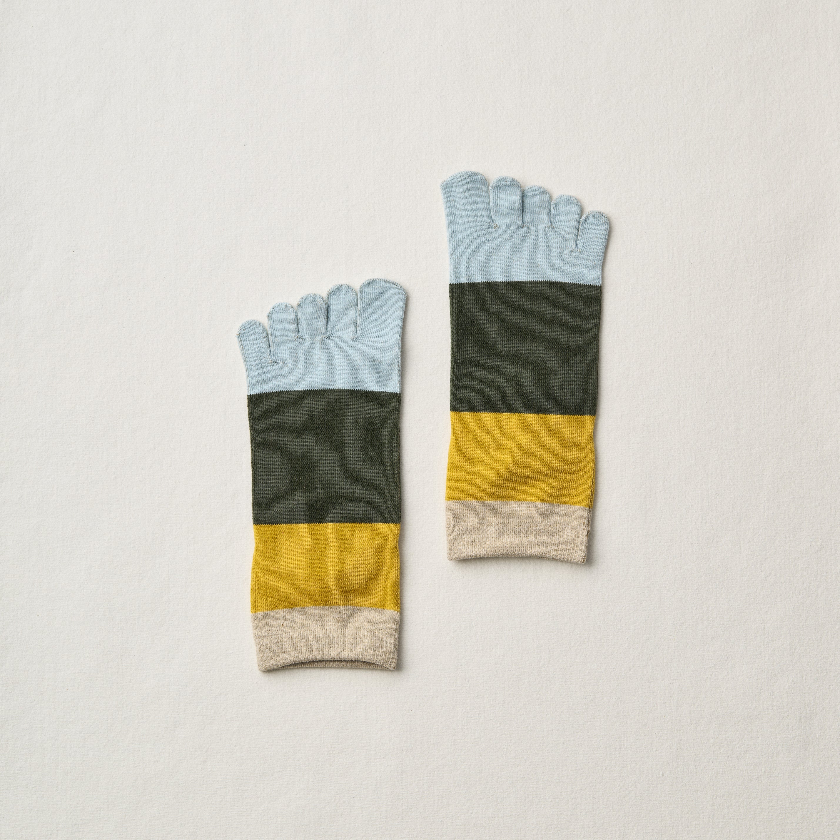 Pre-order｜4-2021｜Organic Cotton Toe Ankle Socks