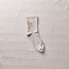 4-4014｜Organic Cotton Rubber Free Flower Socks