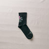 4-4014｜Organic Cotton Rubber Free Flower Socks