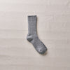 4-4016｜Organic Cotton Slab Ribbed Socks
