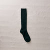 4-4020｜Wool Ribbed Knee Socks