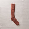 4-4021｜Wool Low Gauge Ribbed Knee Socks