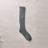 4-4021｜Wool Low Gauge Ribbed Knee Socks