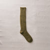 4-4021｜Wool Low Gauge Ribbed Knee Socks