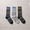 4-4022｜Wool Fair Isle Socks