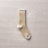 4-4023｜Organic Cotton Mohair Stripes Socks