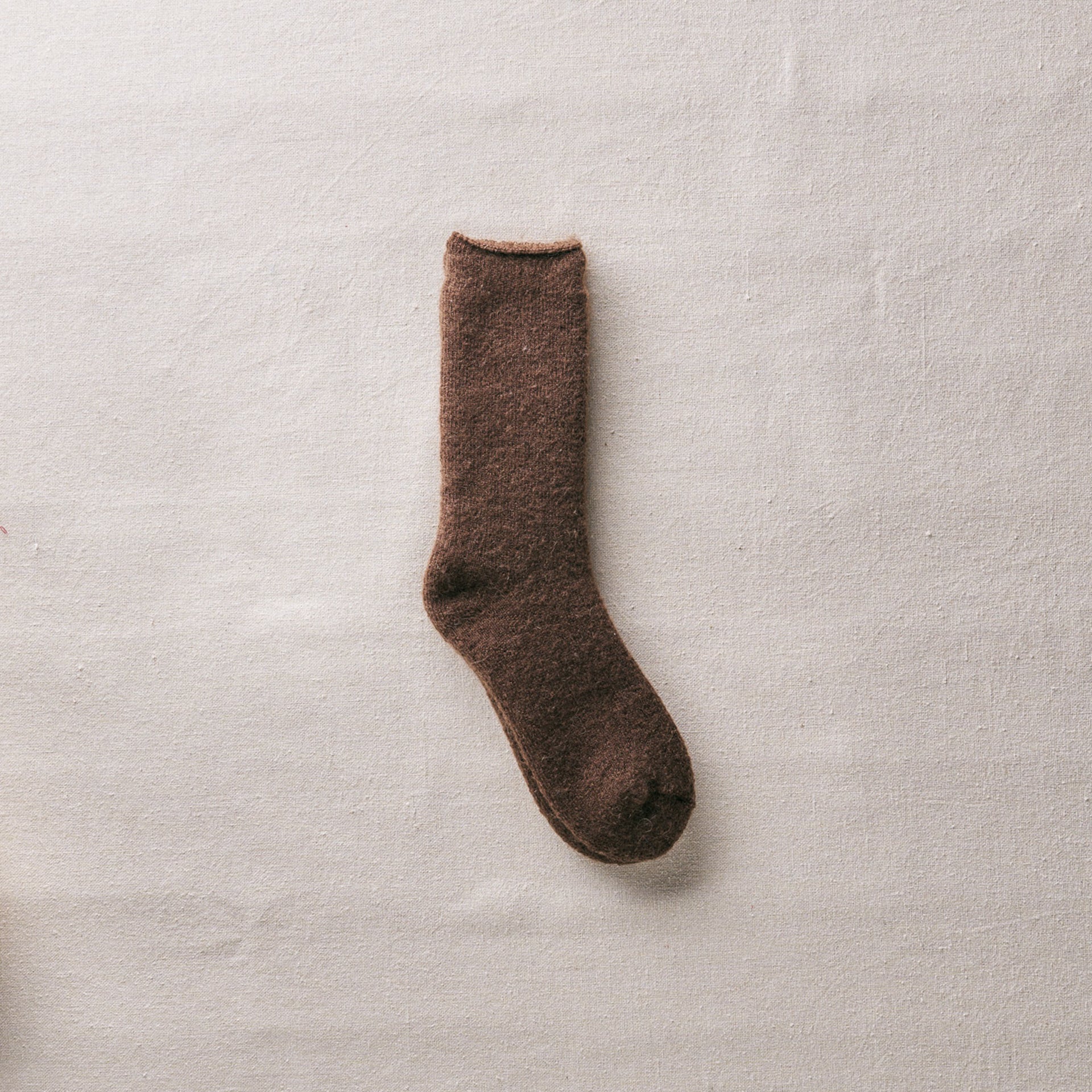 4-4024｜Mohair Wool Pile Socks
