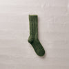 4-4025｜Mohair Wool Cable Pattern Socks