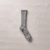4-4026｜Alpaca Linen Ribbed Socks