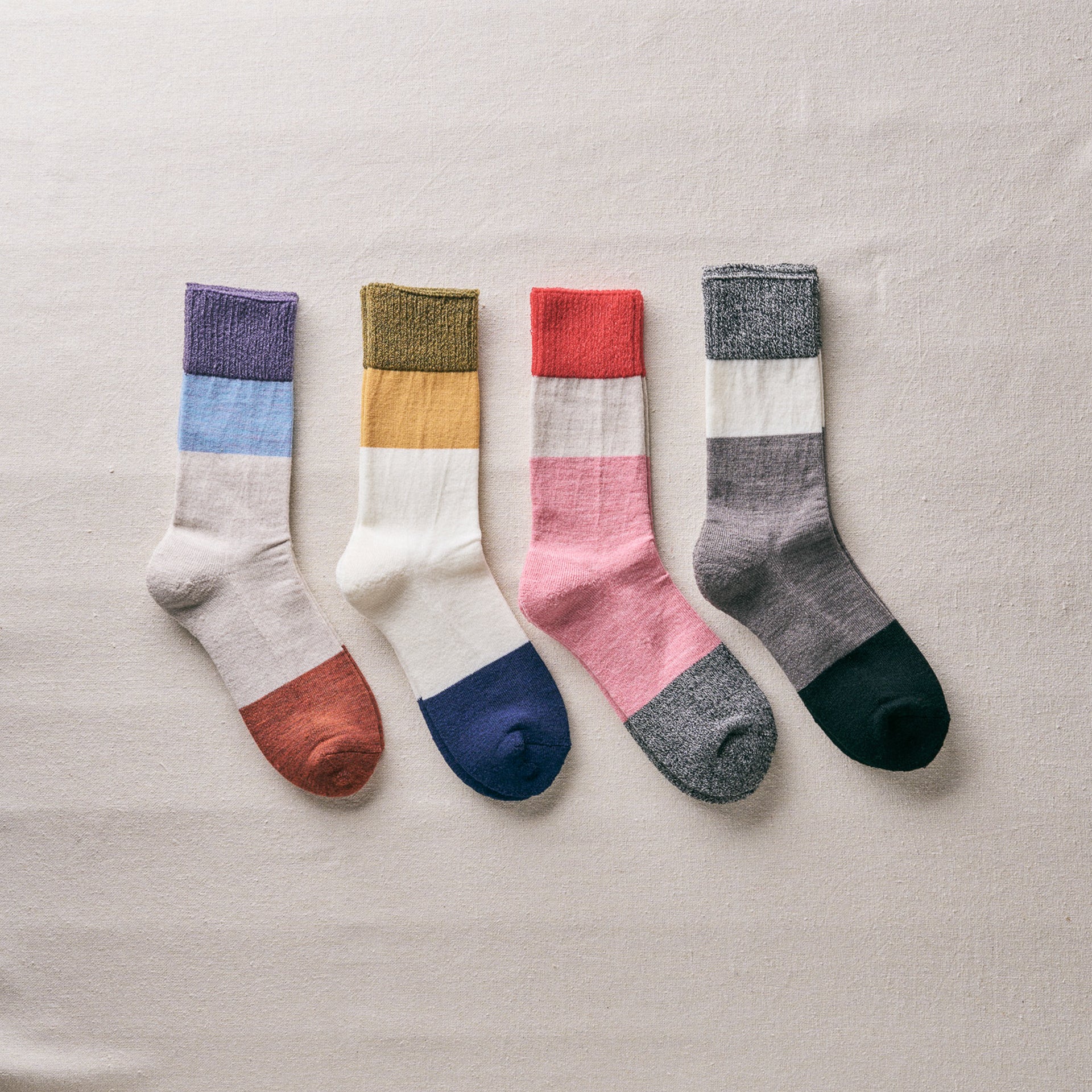 4-4027｜Wool Pile Sole Socks