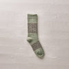 4-4028｜Wool Organic Cotton Snow Pattern Socks
