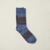 4-4028｜Wool Organic Cotton Snow Pattern Socks