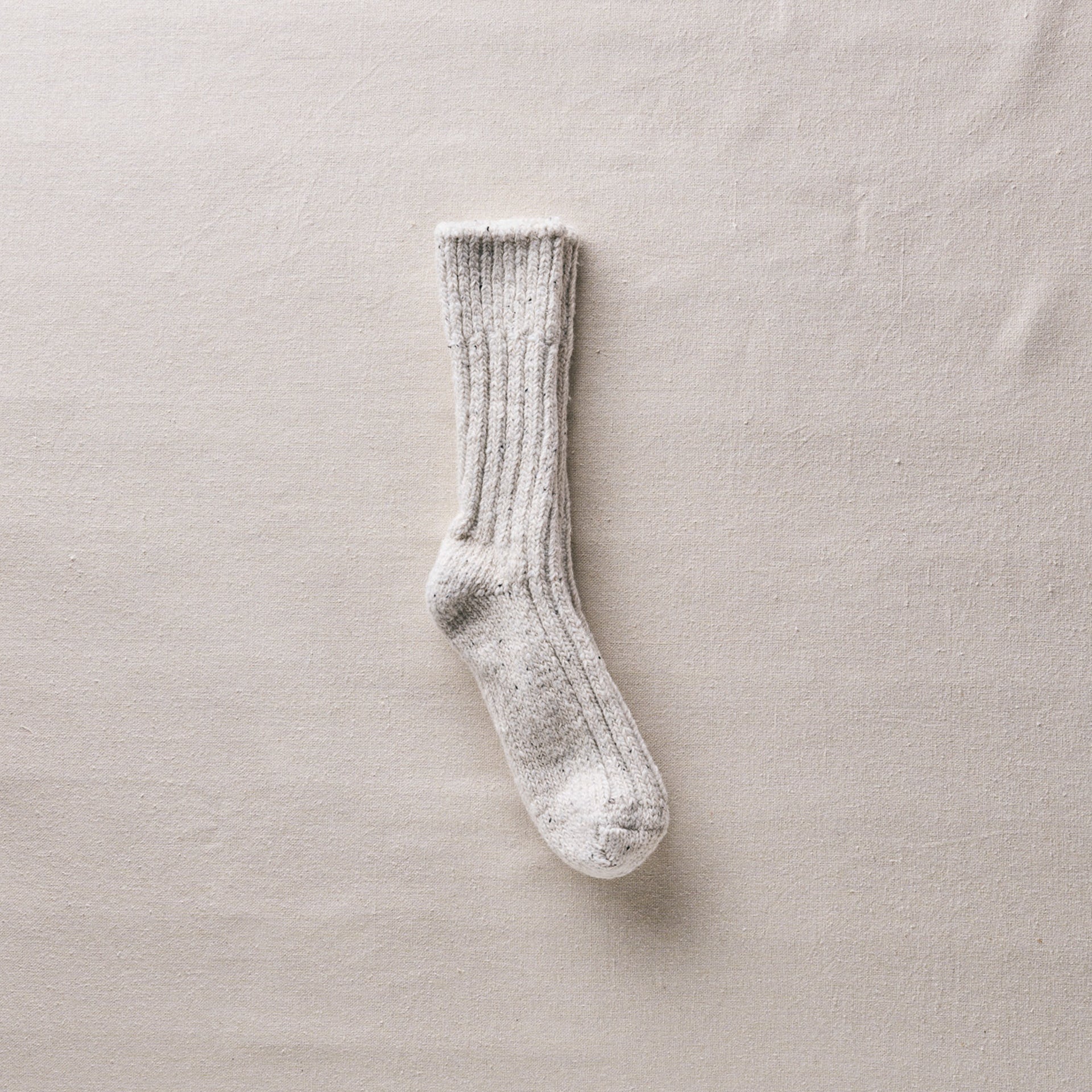 4-4029｜Recycled Wool Organic Cotton Low Gauge Socks