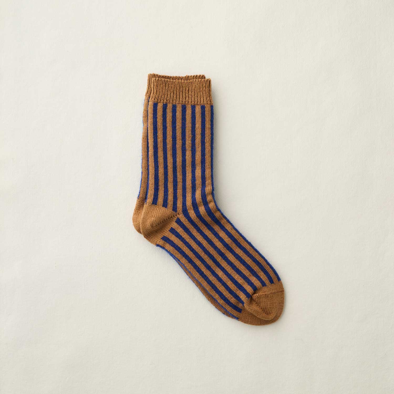 2026年9月納品｜4-4031｜Organic Cotton Mohair Stripes Socks