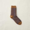 Delivery in September 2026｜4-4031｜Organic Cotton Mohair Stripes Socks