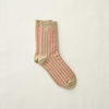 Delivery in September 2026｜4-4031｜Organic Cotton Mohair Stripes Socks