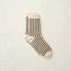Delivery in September 2026｜4-4031｜Organic Cotton Mohair Stripes Socks