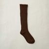 Delivery in September 2026 | 4-4032 | Wool Low Gauge Ribbed Knee Socks