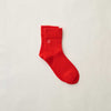 Delivery in September 2026 | 4-4034 | Wool Rubber Free Embroidered Heart Socks