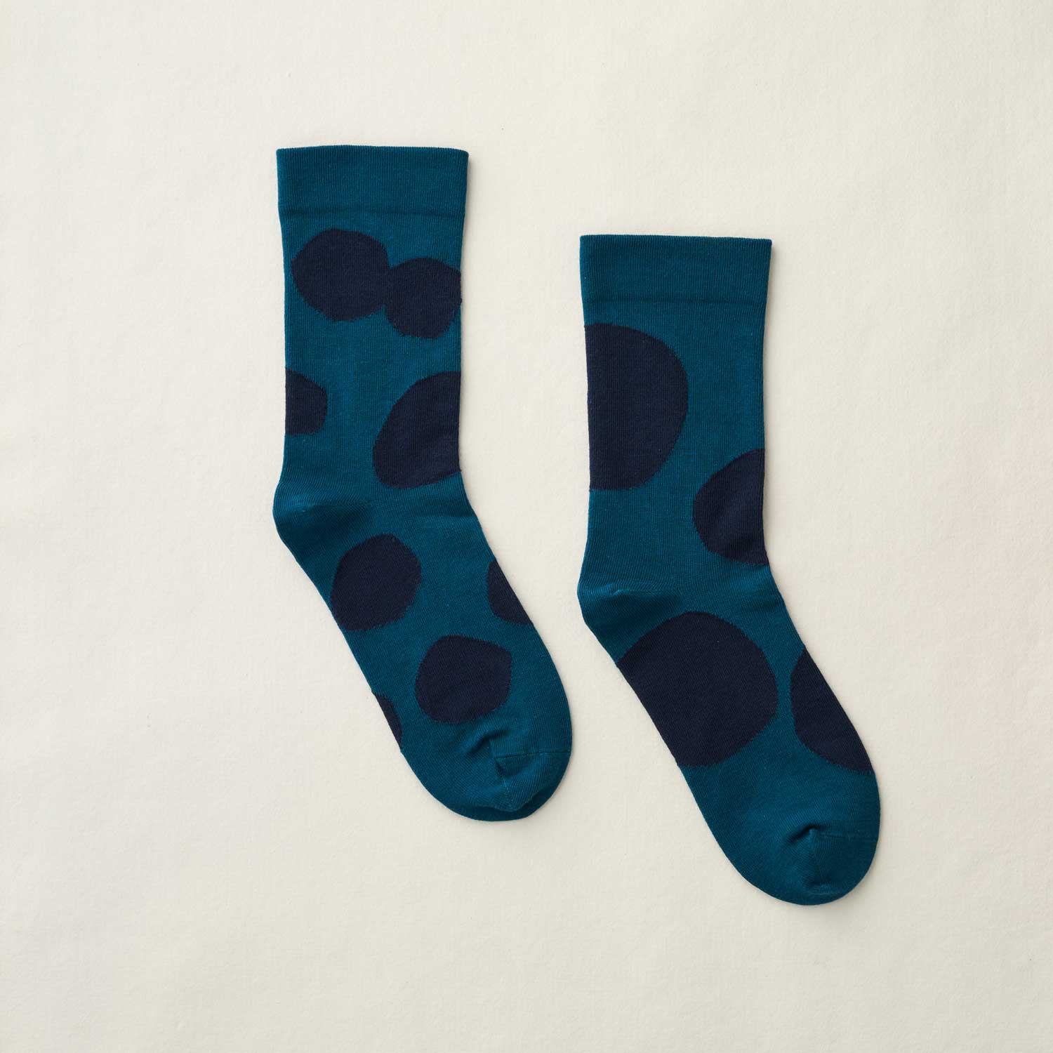 2026年9月納品｜4-4035｜Organic Cotton Rubber Free Natural Dot Socks