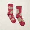 Delivery in September 2026｜4-4035｜Organic Cotton Rubber Free Natural Dot Socks