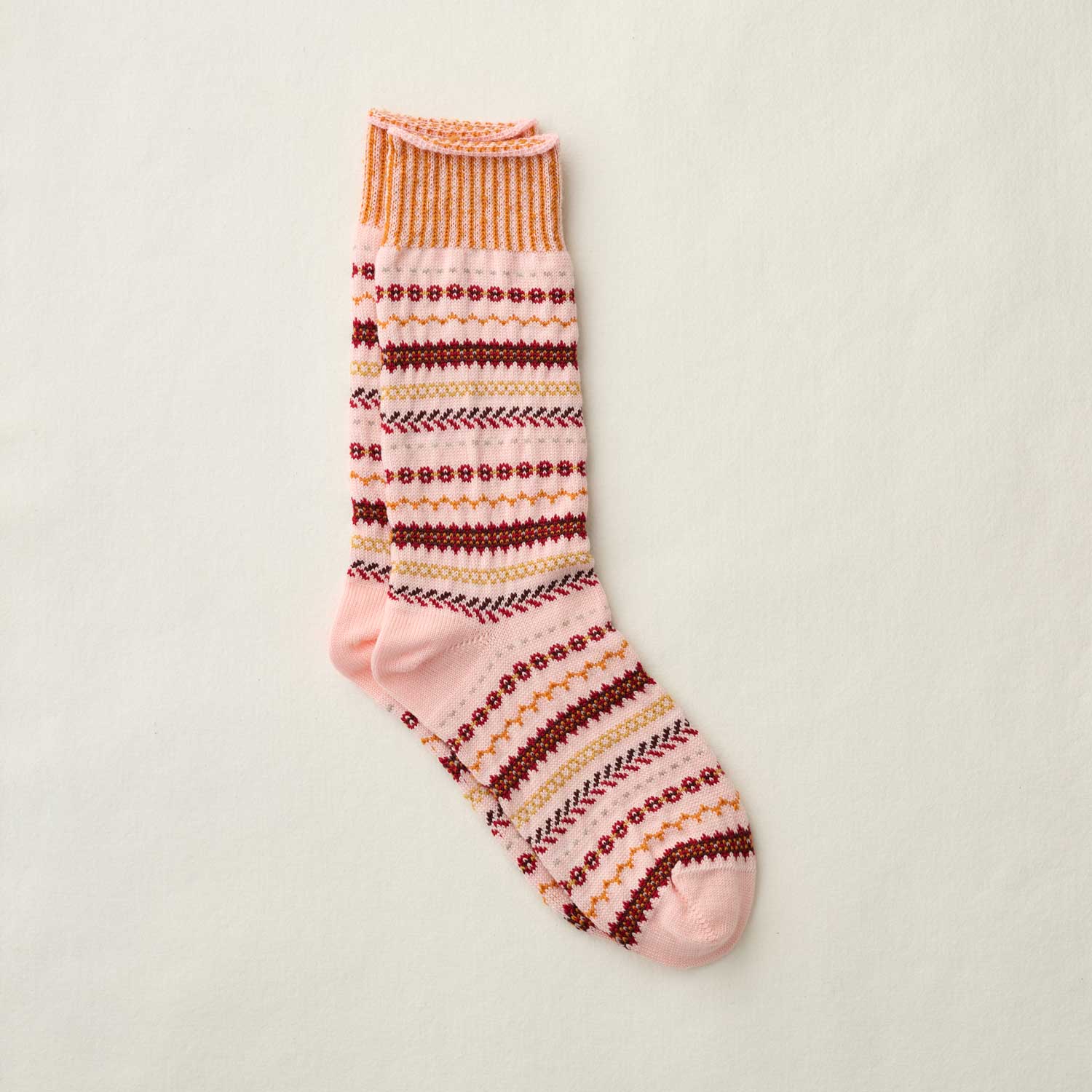 2026年9月納品｜4-4038｜Wool Fair Isle Socks